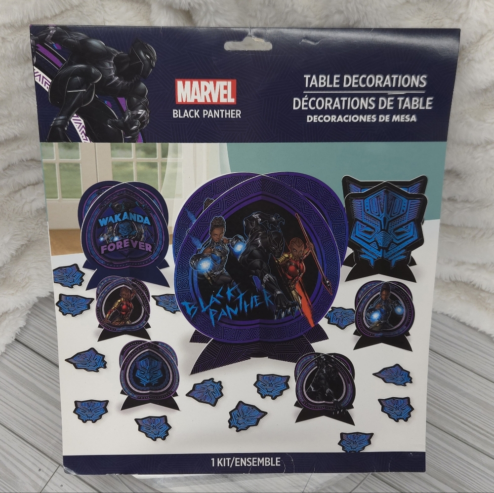 Black Panther: Wakanda Forever (Marvel) 1 Table Centerpiece Decor Kit